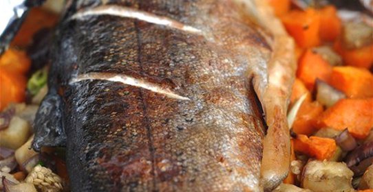 Запеченная в фольге рыба