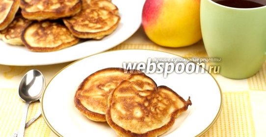 Оладьи с яблоками на кефире