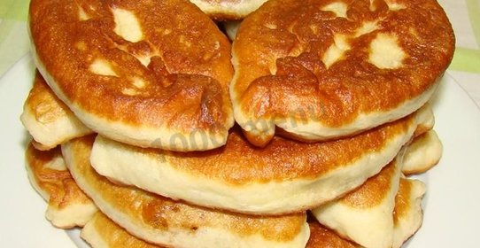 Пирожки на кефире без дрожжей жареные