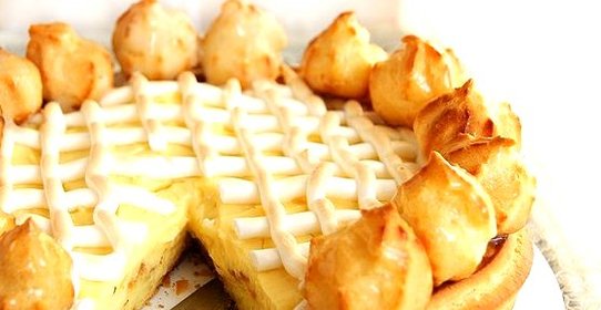 Торт из заварного теста