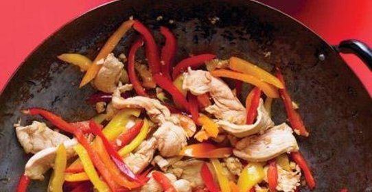 Жареная курица с медом и перцем