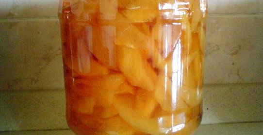 Варенье из зеленых персиков