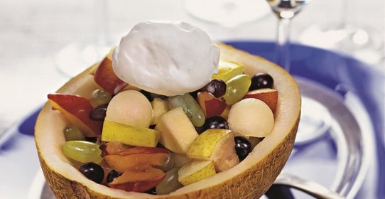 Десерт из дыни