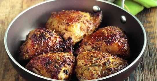 Курица в медово-горчичном маринаде