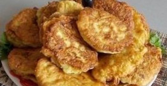 Кабачковые оладьи с сыром