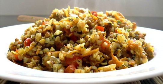 Гречка с курицей в мультиварке