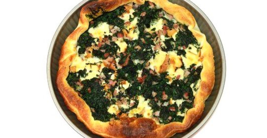 Пицца со шпинатом