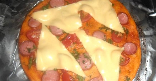 Мини пицца на скорую руку