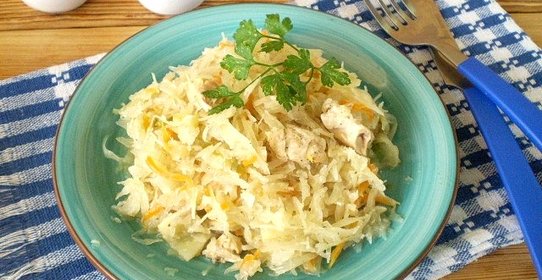 Солянка с курицей