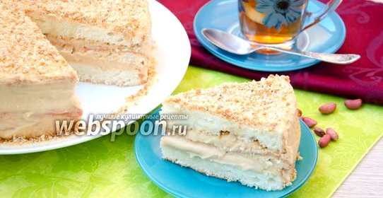 Торт с арахисовым пралине