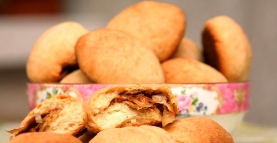 Постные пирожки с капустой