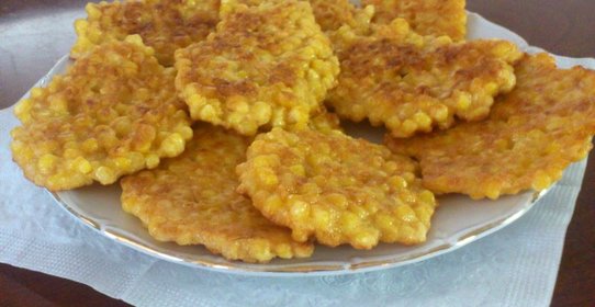Кукурузные оладьи
