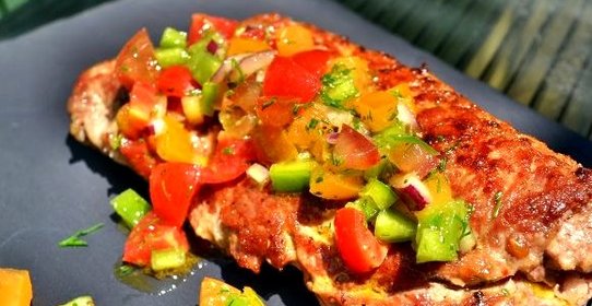 Свинина, фаршированная грибами и сыром