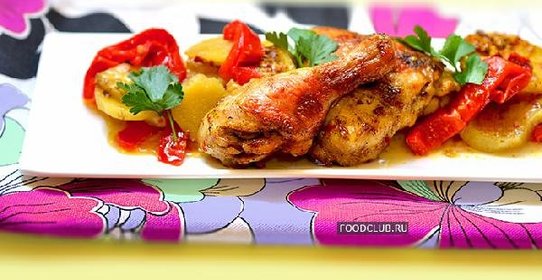 Курица с картошкой