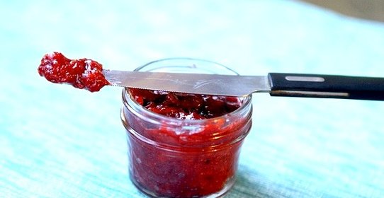 Земляничное варенье через блендер