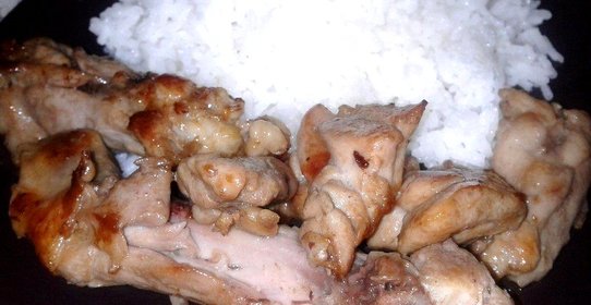 Курица маринованная в соевом соусе