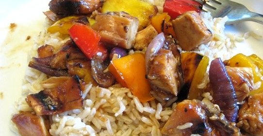 Курица с овощами по-китайски