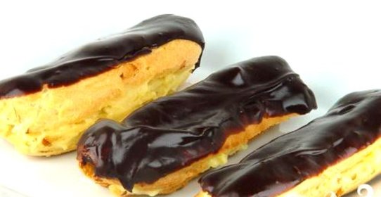 Эклеры шоколадные