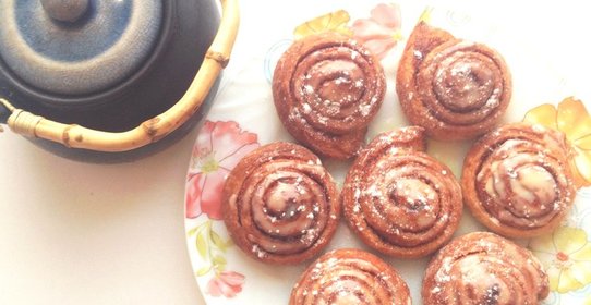 Булочки с корицей и сахаром