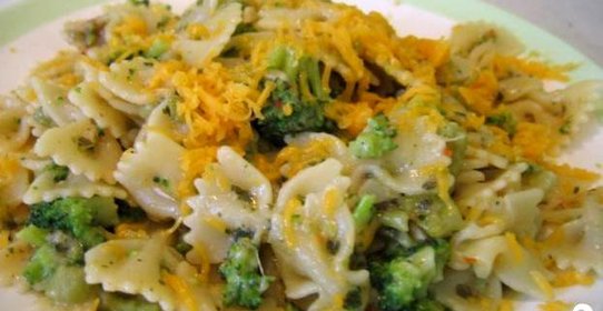 Паста с брокколи и анчоусами