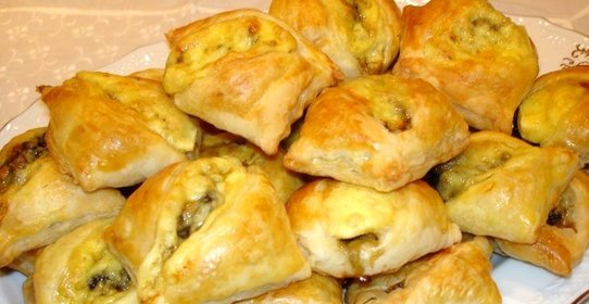 Пирожки с шампиньонами