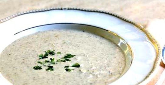 Суп-крем из шампиньонов