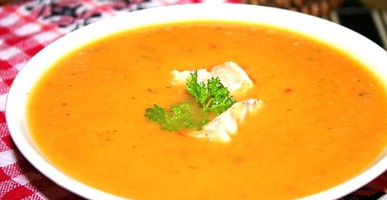 Рыбный суп с овощами