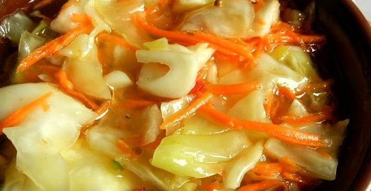 Капуста маринованная с имбирем