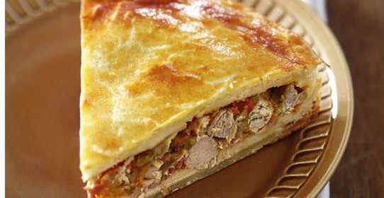 Большой пирог со свининой