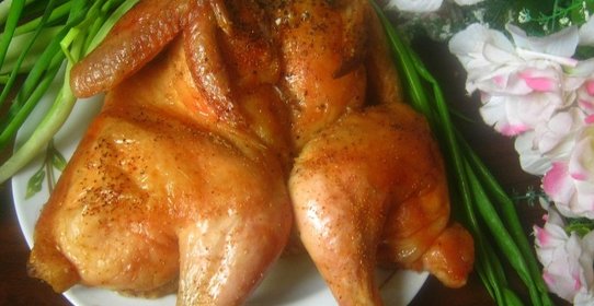 Запеченная курица Золотая