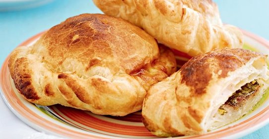 Слойки с щавелем