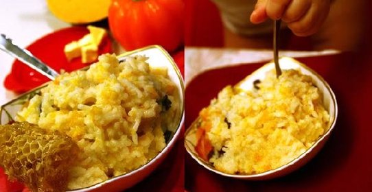 Рисовая каша с тыквой