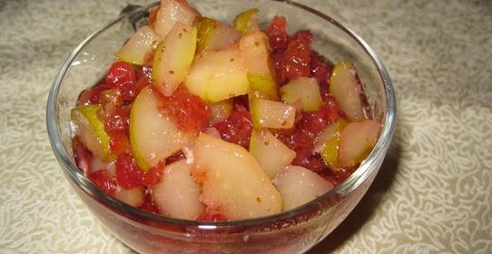 Грушевое варенье с рябиной