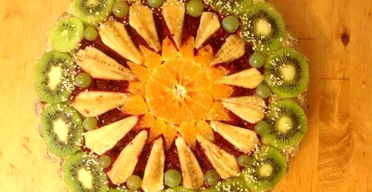 Торт фруктово-ореховый