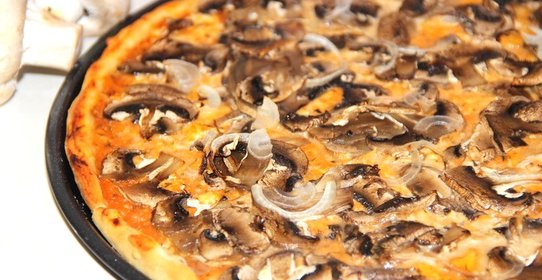 Грибная пицца