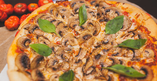 Грибная пицца