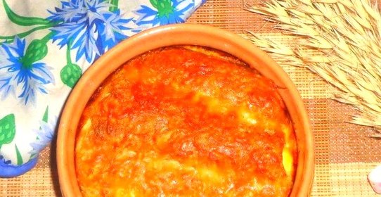 Блины запеченные с печенью