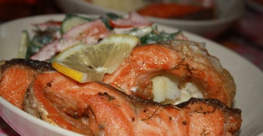 Форель Нежная с лимонным маринадом