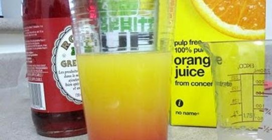 Радужный безалкогольный напиток