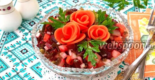 Винегрет с морской капустой