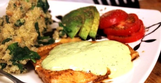 Рыба под сливочным соусом