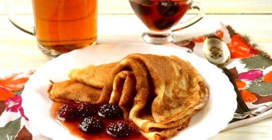 Творожные блины без муки