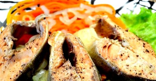 Горбуша вареная