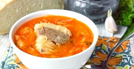 Свежие щи с говядиной