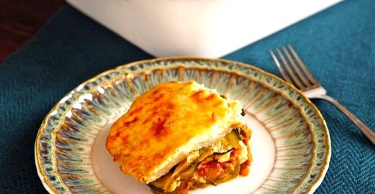 Мусака овощная запеченная