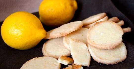 Песочное печенье с лимоном