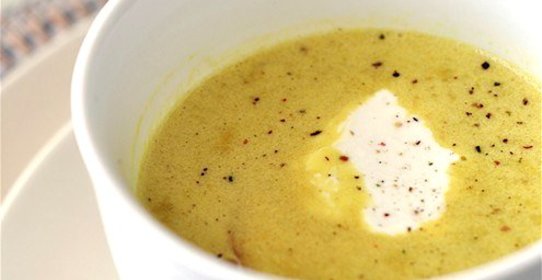 Хлебный суп с яблоками