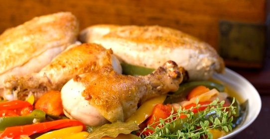 Курица по-баскски