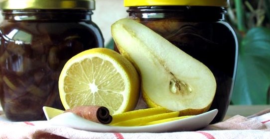 Варенье из груш с лимоном