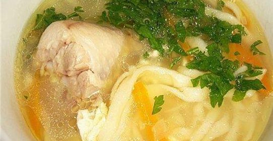 Куриная лапша